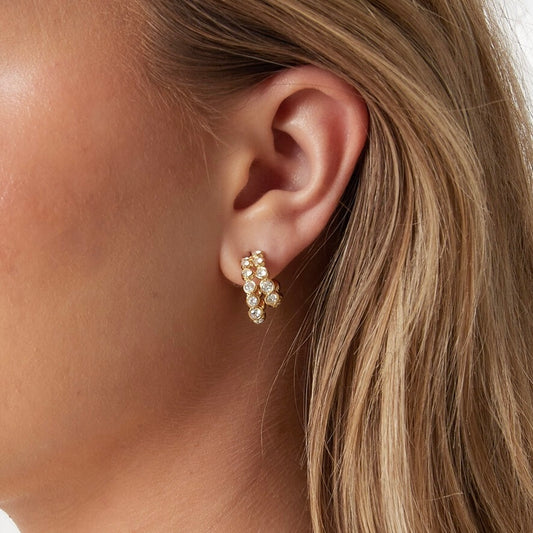 SPARKLY EARRINGS - Acciaio inossidabile