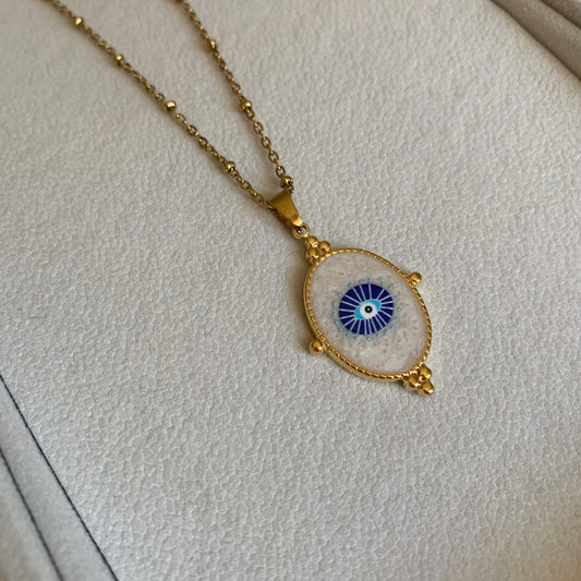 MYSTIC EYE NECKLACE - Acciaio inossidabile