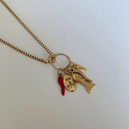 RISE & SHINE NECKLACE - Acciaio inossidabile