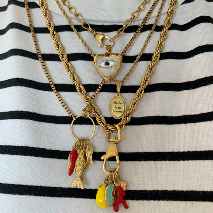 RISE & SHINE NECKLACE - Acciaio inossidabile
