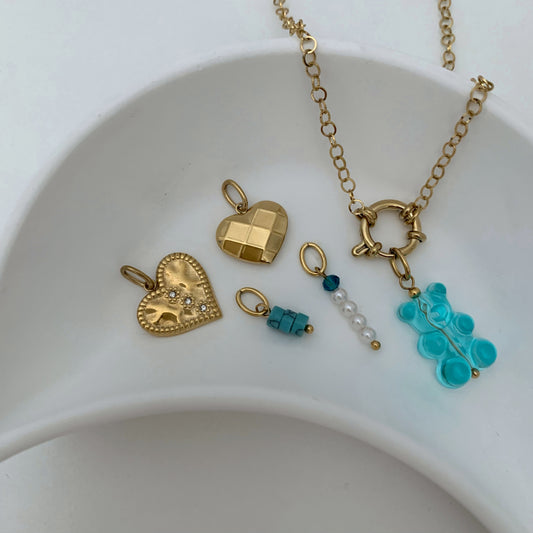 PENTACHARMS NECKLACE (Variante 1) - Acciaio inossidabile