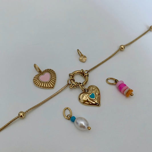 PENTACHARMS NECKLACE (Variante 2) - Acciaio inossidabile