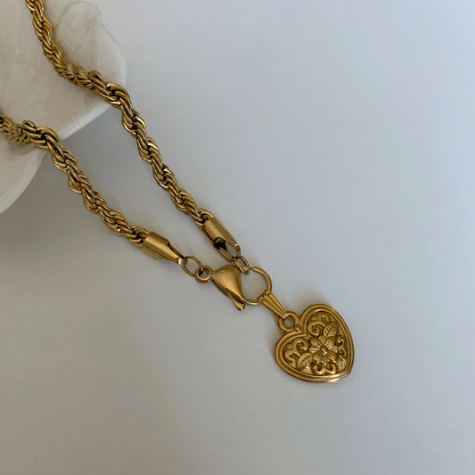 GOLDEN BLOOM NECKLACE - Acciaio inossidabile