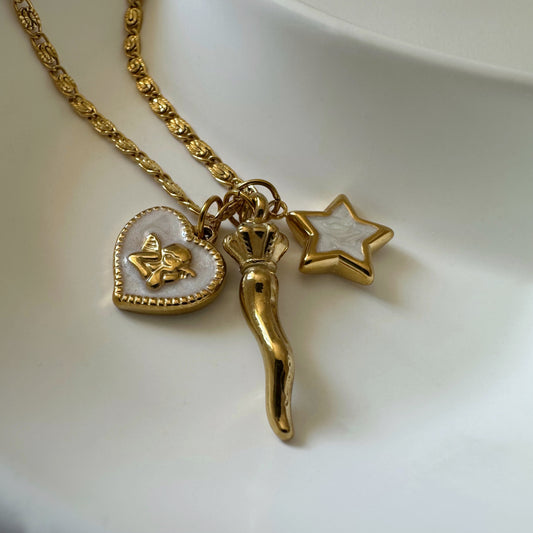 TRINARIA NECKLACE - Acciaio inossidabile