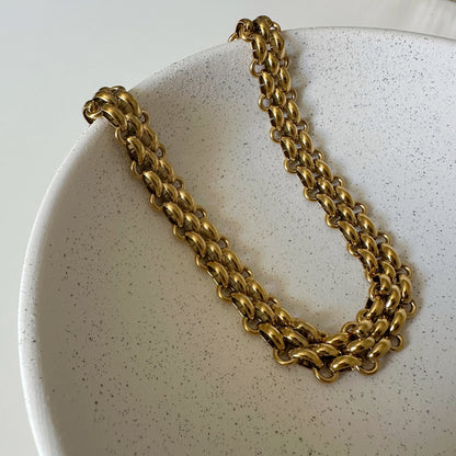 INTRECCIO NECKLACE - Acciaio inossidabile