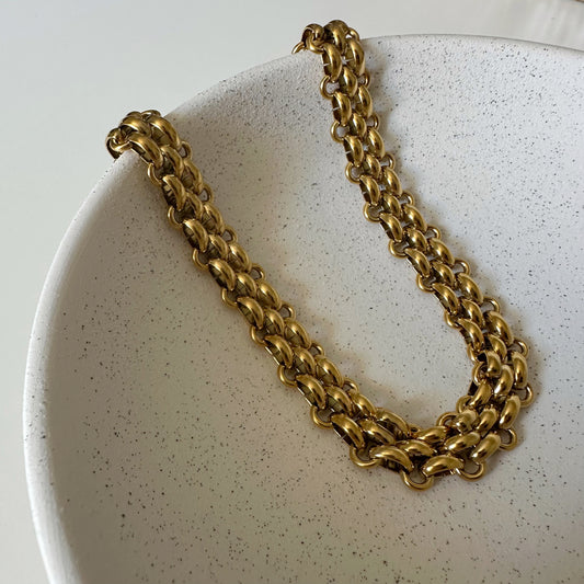 INTRECCIO NECKLACE - Acciaio inossidabile