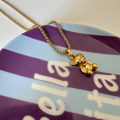LUCKY BEAR CHAIN - Acciaio inossidabile