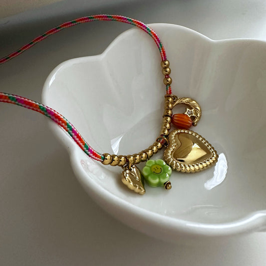 DAILY CHARMS NECKLACE - Acciaio inossidabile