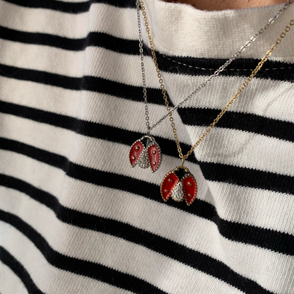 LADYBUG NECKLACE - Acciaio inossidabile