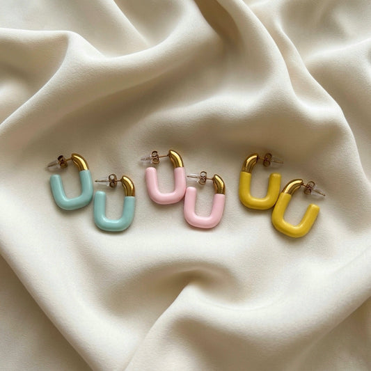 PASTEL EARRINGS - Acciaio inossidabile