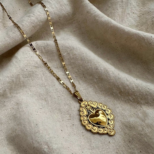 ROYAL HEART CHAIN - Acciaio inossidabile