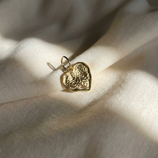 VINTAGE HEART CHARM  - Acciaio inossidabile