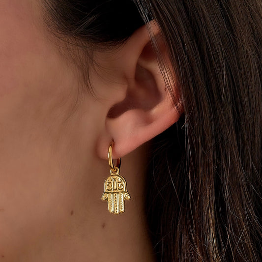 MAGIC HAND EARRING - Acciaio inossidabile
