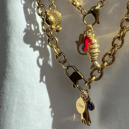 OLTRE NECKLACE  - Acciaio inossidabile